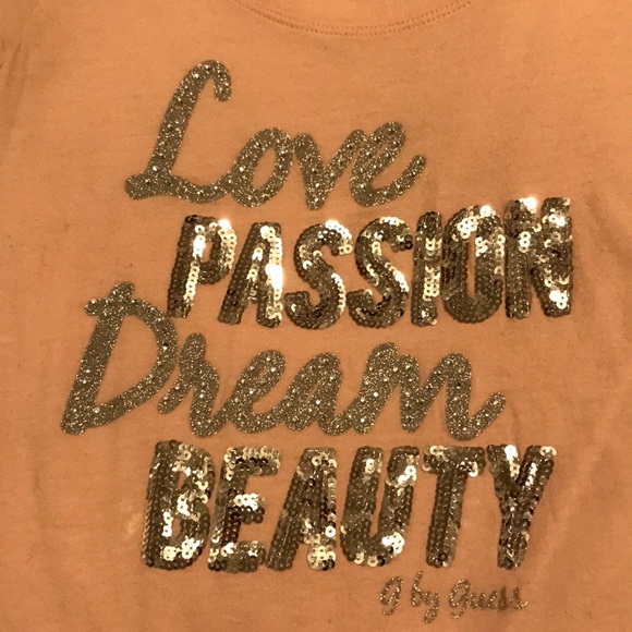 G by Guess light pink tee - Picture 3 of 5